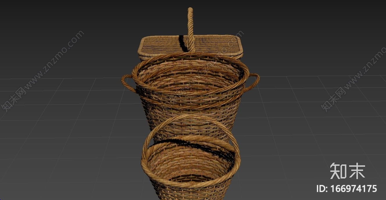 竹篮CG模型下载【ID:166974175】