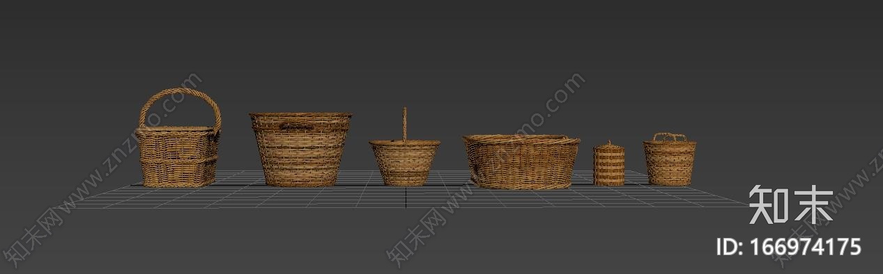竹篮CG模型下载【ID:166974175】