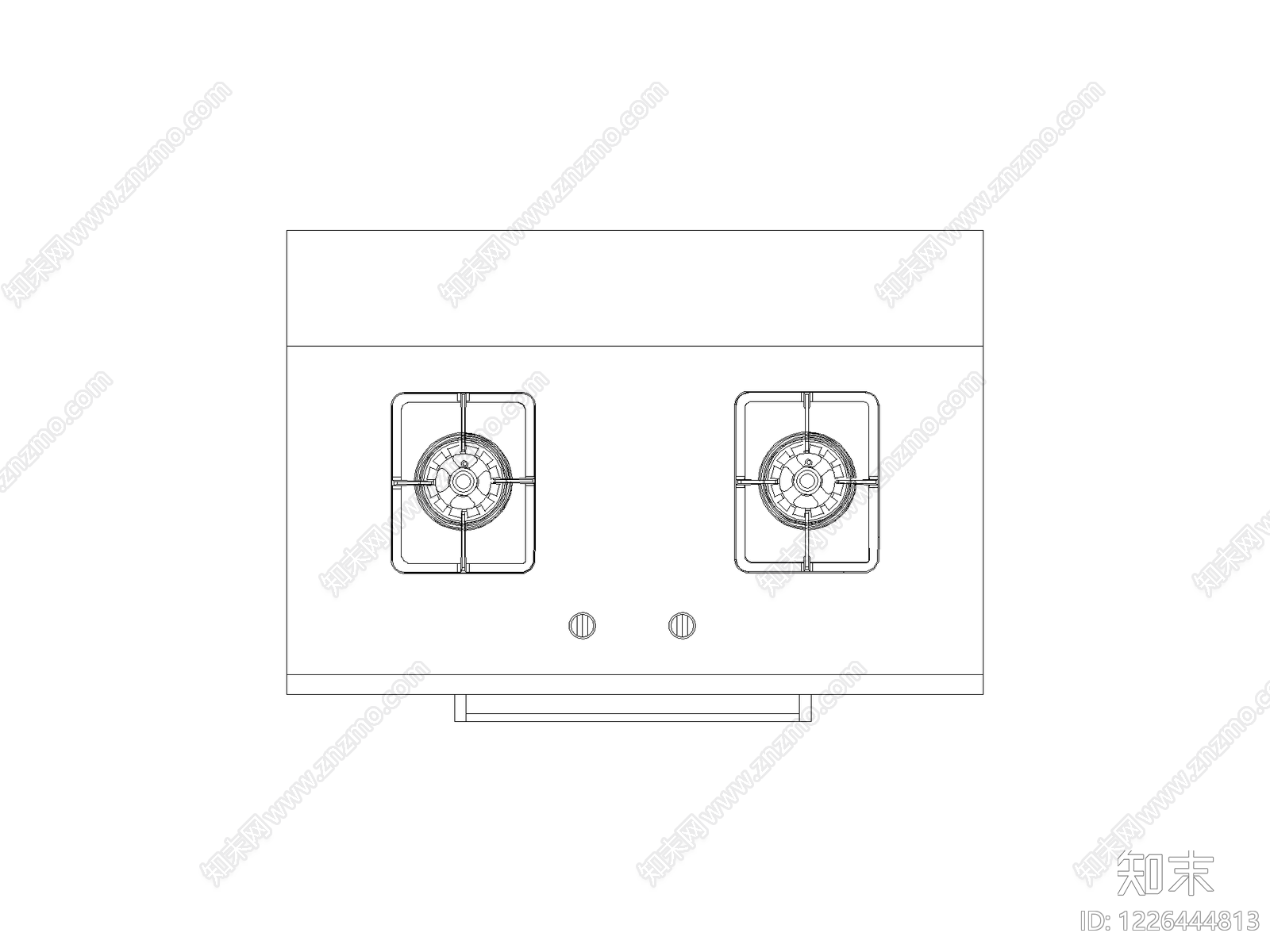 现代厨房设施CAD图纸