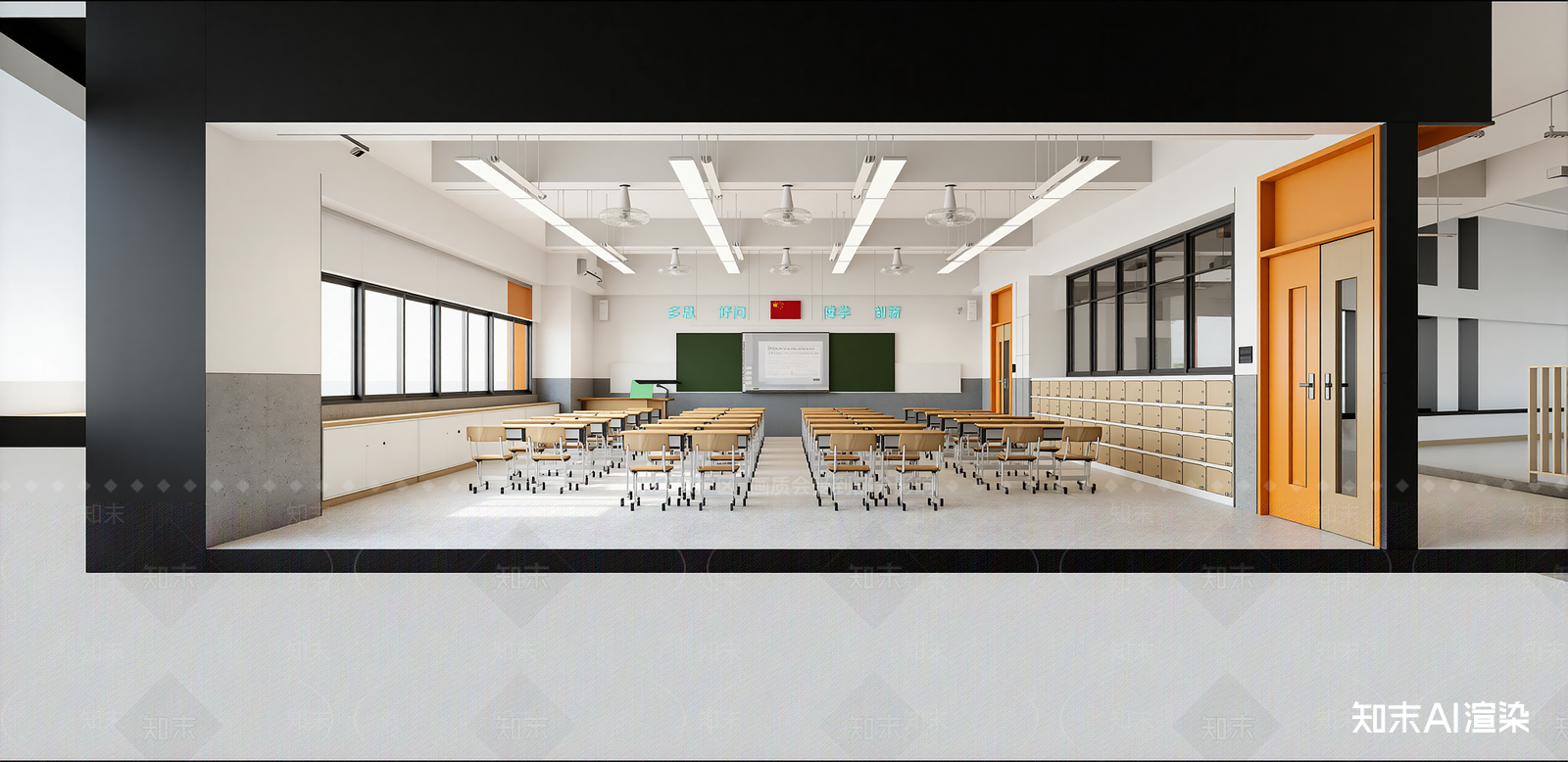 现代其他学校空间SU模型下载【ID:1216047278】