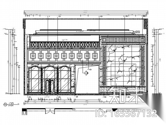 欧式奢华典雅娱乐会所室内施工图（含高清效果图）cad施工图下载【ID:165567132】