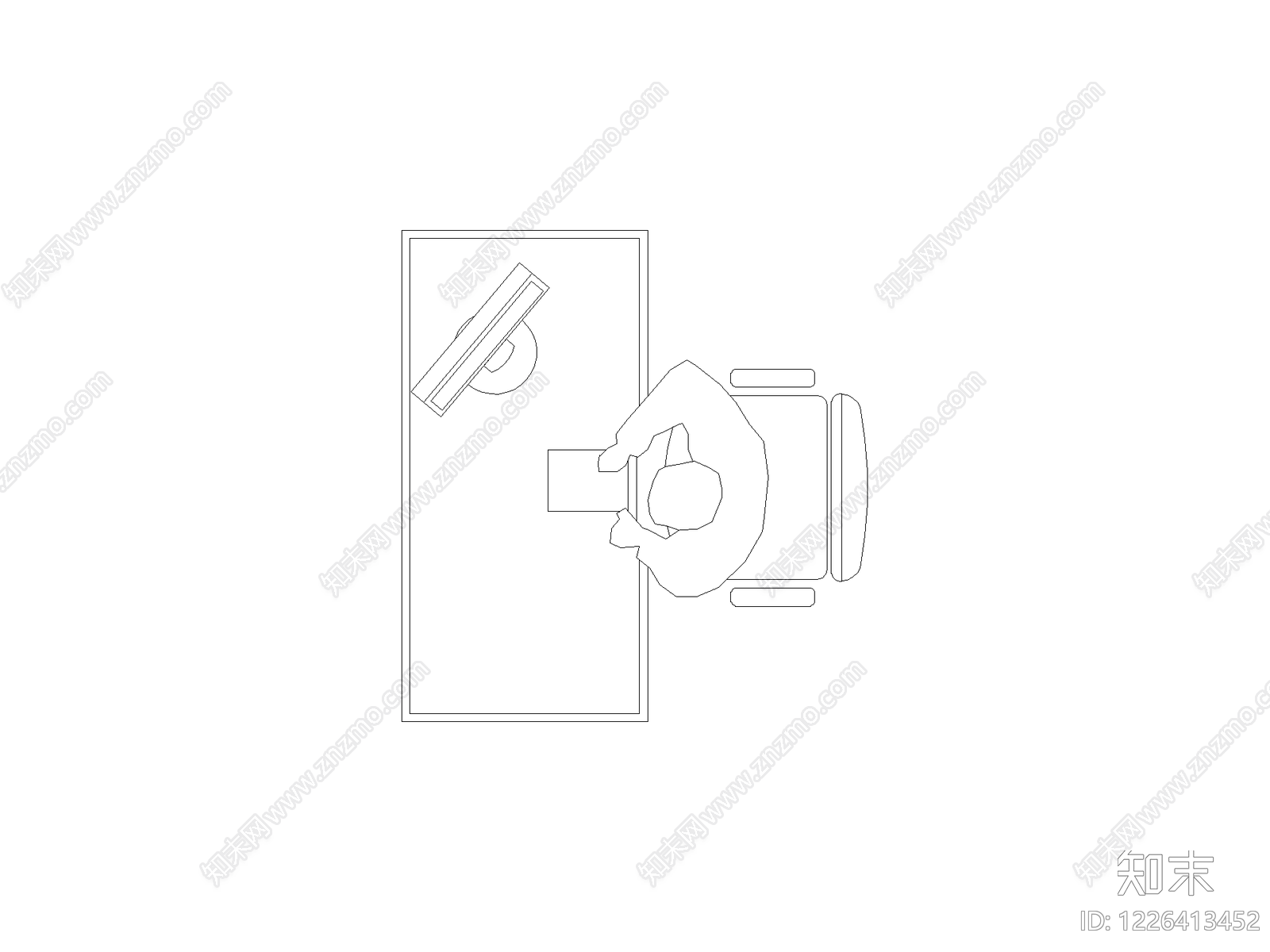 现代开关插座CAD图纸