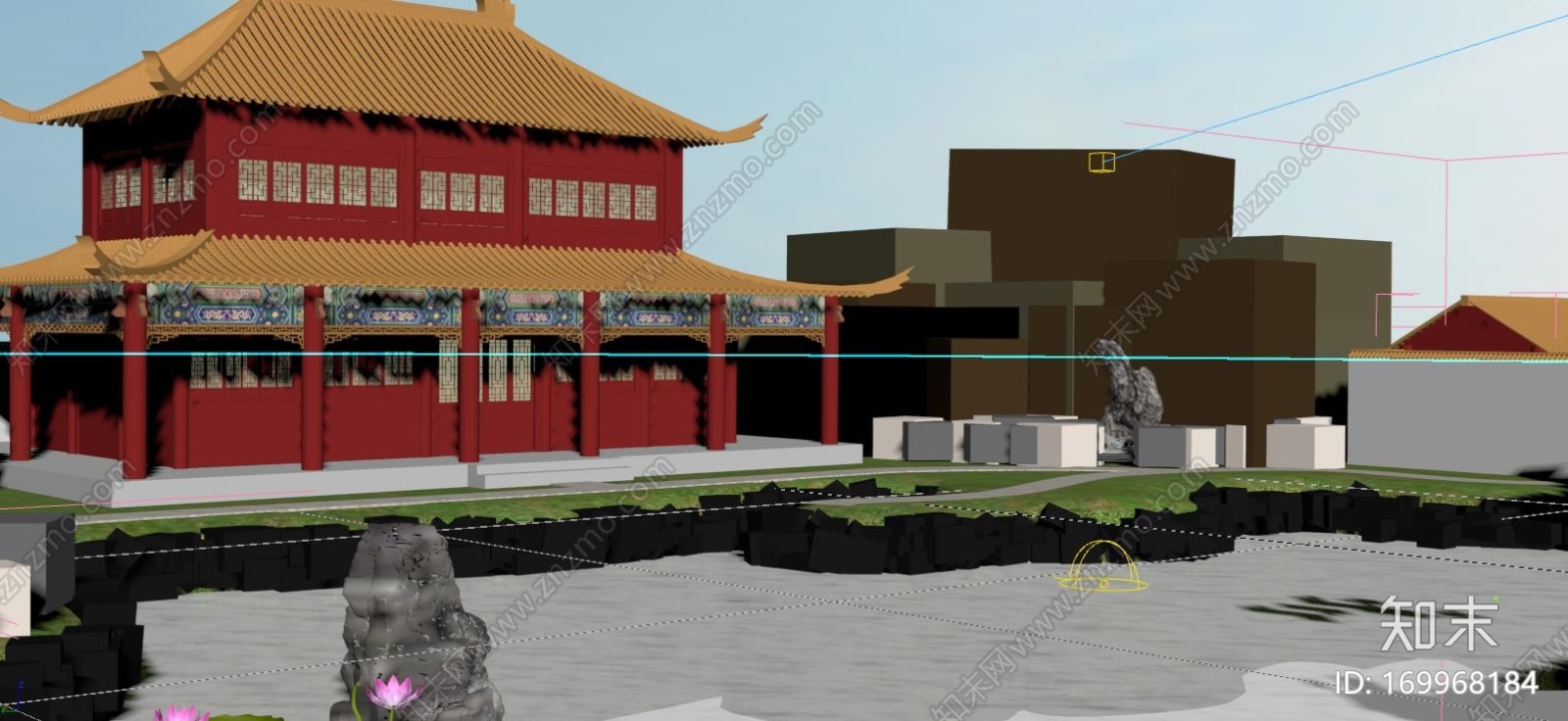 皇家古建筑CG模型下载【ID:169968184】