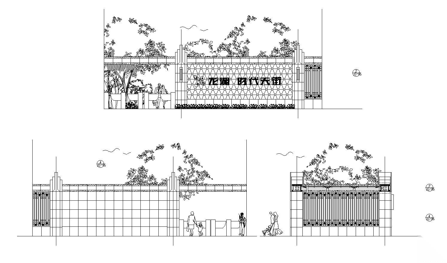 [北京]龙湖时代天街居住区全套CAD施工图（含：实景照...cad施工图下载【ID:160687144】