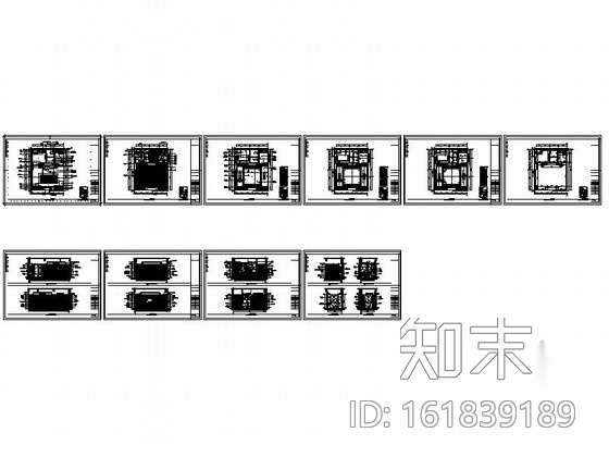 [苏州]中式休闲会所客房装修图cad施工图下载【ID:161839189】