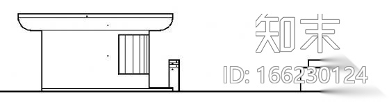 某B型门卫室建筑方案图cad施工图下载【ID:166230124】