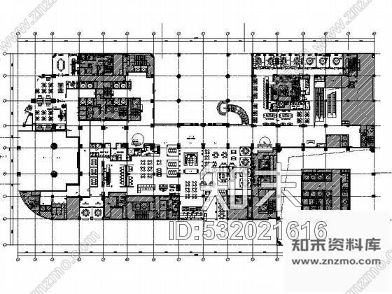 施工图大连超五星级商务酒店日式餐厅室内装修图施工图下载【ID:532021616】