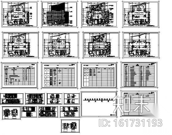 售楼处装修图纸cad施工图下载【ID:161731193】
