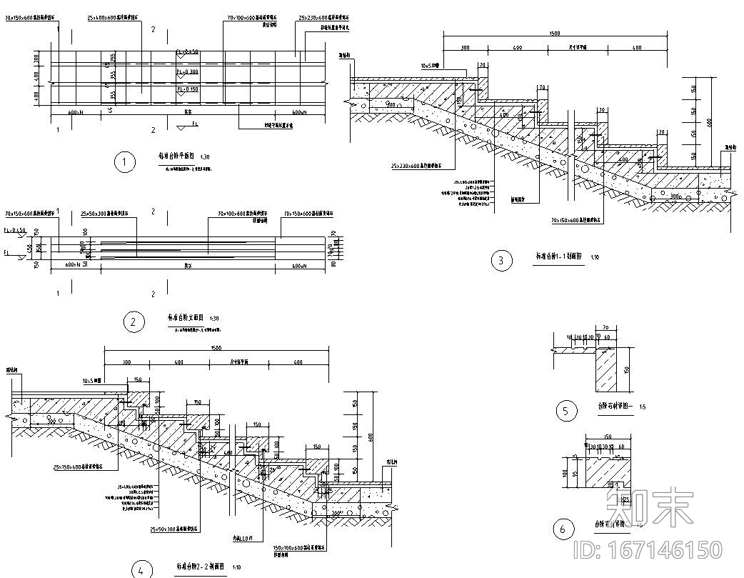 [广州]时代典雅住A型主入口门楼景观施工图施工图下载【ID:167146150】