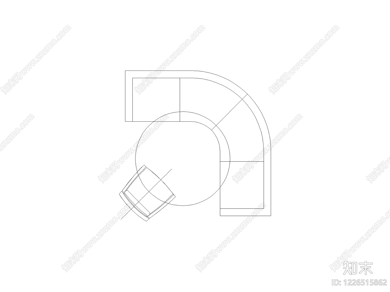 现代五金管件CAD图纸