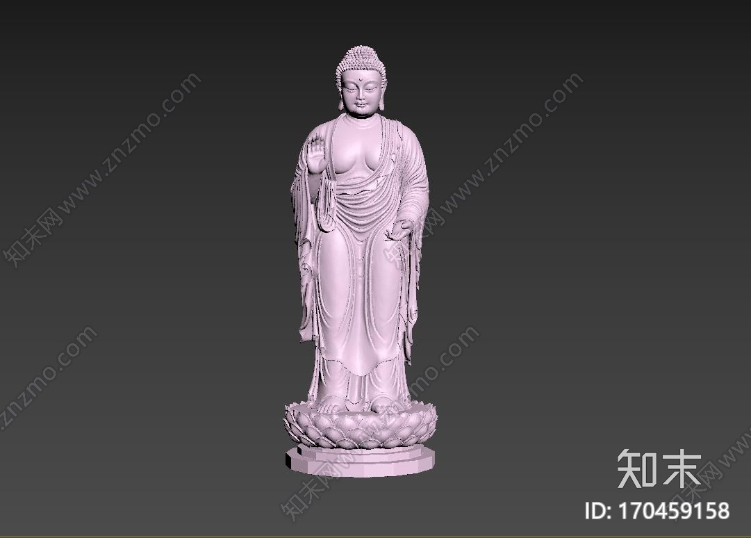 站菩萨3d打印模型下载【ID:170459158】