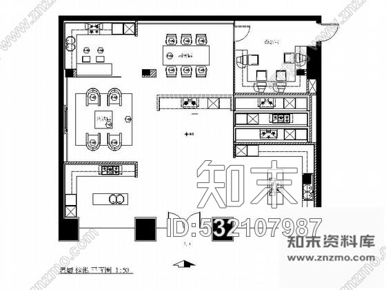 施工图上海某现代风格名品橱柜展厅室内装修施工图含实景施工图下载【ID:532107987】