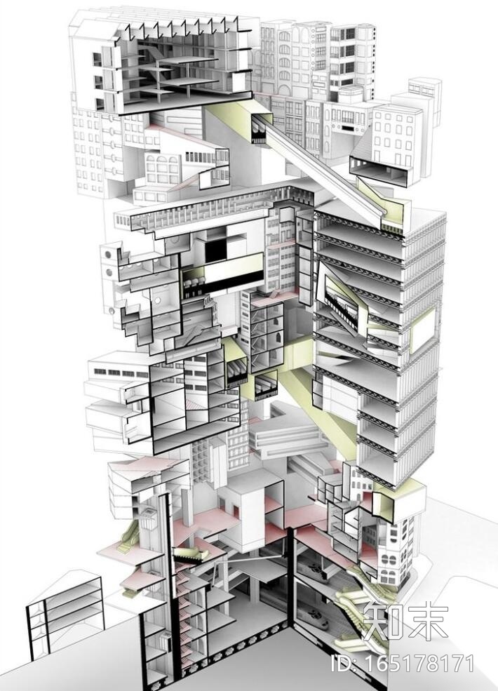 特色精品建筑体块设计分析图（JPG+91张）​施工图下载【ID:165178171】