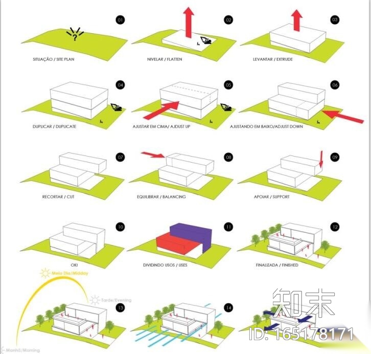 特色精品建筑体块设计分析图（JPG+91张）​施工图下载【ID:165178171】