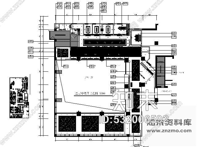 施工图豪华酒店日本料理餐厅装修图含实景cad施工图下载【ID:532006592】