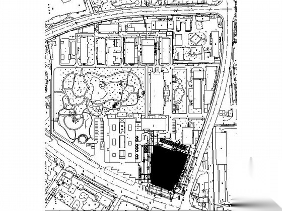 [上海]现代风格高层三级甲等人民医院建筑施工图（知名设...cad施工图下载【ID:166208143】