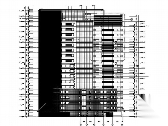 [上海]现代风格高层三级甲等人民医院建筑施工图（知名设...cad施工图下载【ID:166208143】