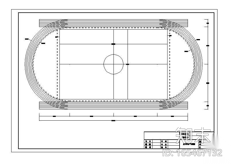 某足球场排水平面图及大样图cad施工图下载【ID:165467132】