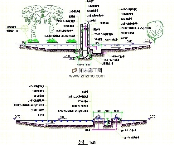 水景墙施工图施工图下载【ID:36947467】