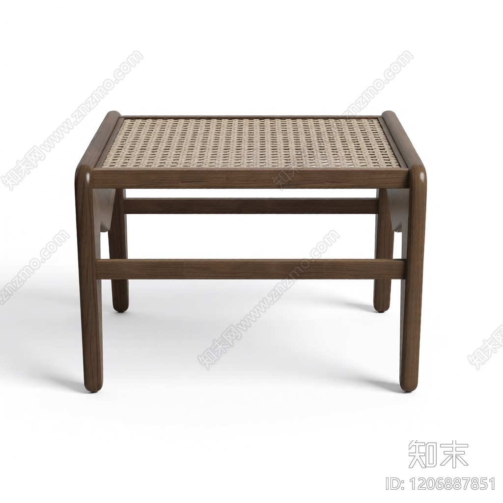 木质编织面茶几3D模型下载【ID:1206887851】