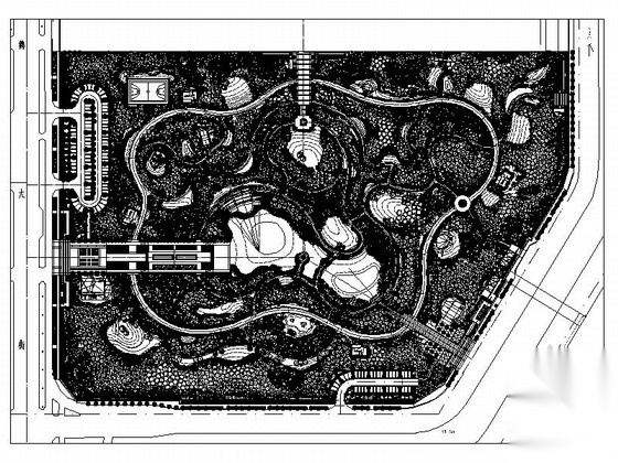 [河南]现代居住区景观规划设计施工图施工图下载【ID:161090121】