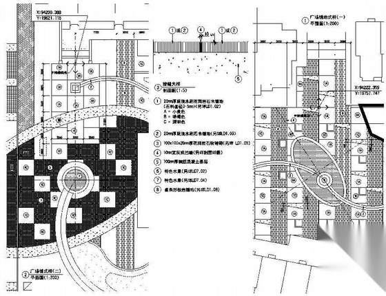 [武汉]小区花园绿化带公园及商业步行街景观扩初设计cad施工图下载【ID:161110105】