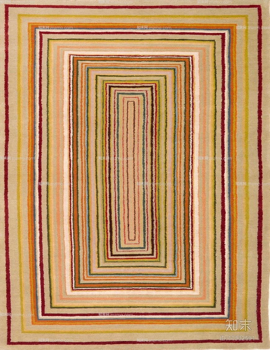 四方连续纹样地毯图片