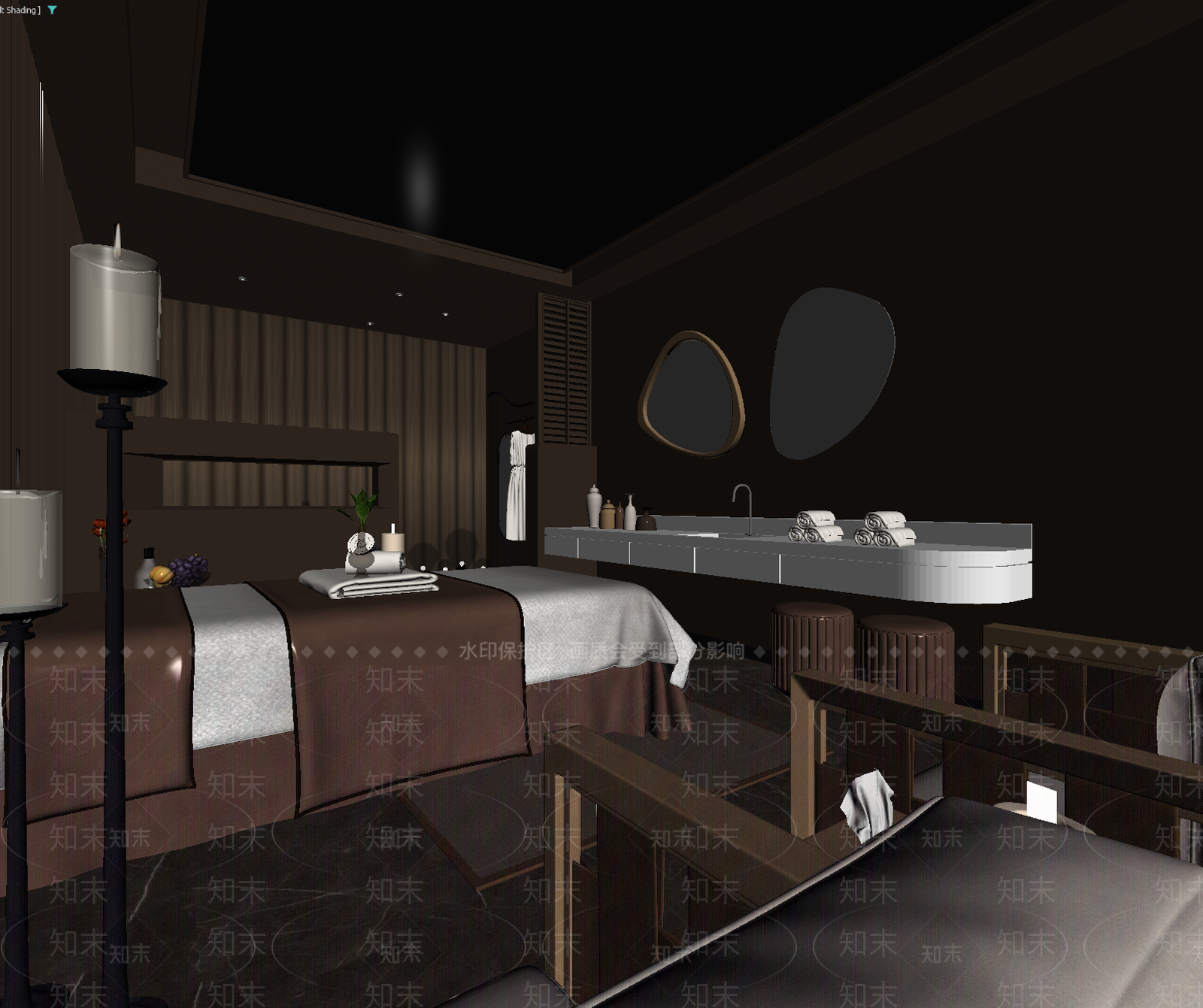 现代美容院3D模型下载【ID:1214857719】