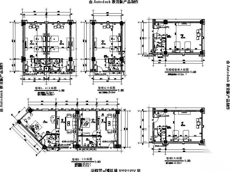 [宁夏]高层现代风格商业综合体建筑施工图（含效果图及...cad施工图下载【ID:151454160】