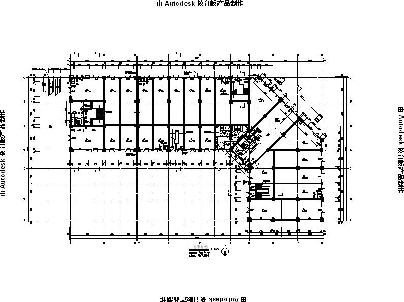 [宁夏]高层现代风格商业综合体建筑施工图（含效果图及...cad施工图下载【ID:151454160】