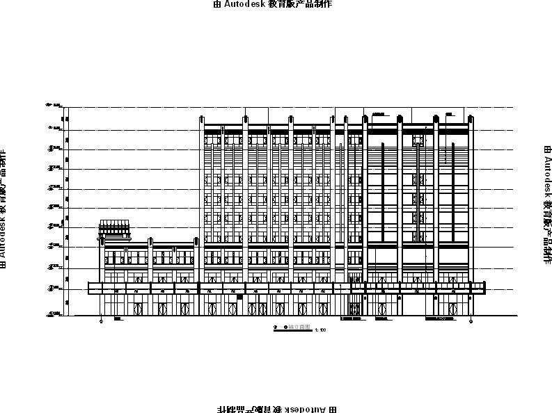 [宁夏]高层现代风格商业综合体建筑施工图（含效果图及...cad施工图下载【ID:151454160】