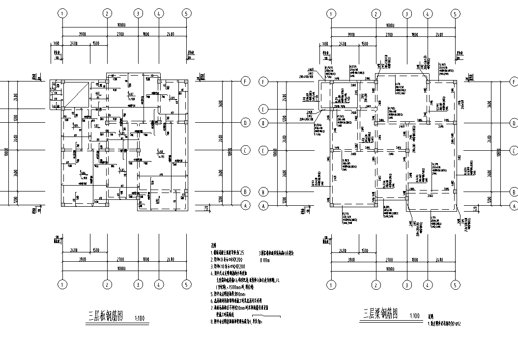 多层建筑别墅设计图（包含CAD）cad施工图下载【ID:149862126】