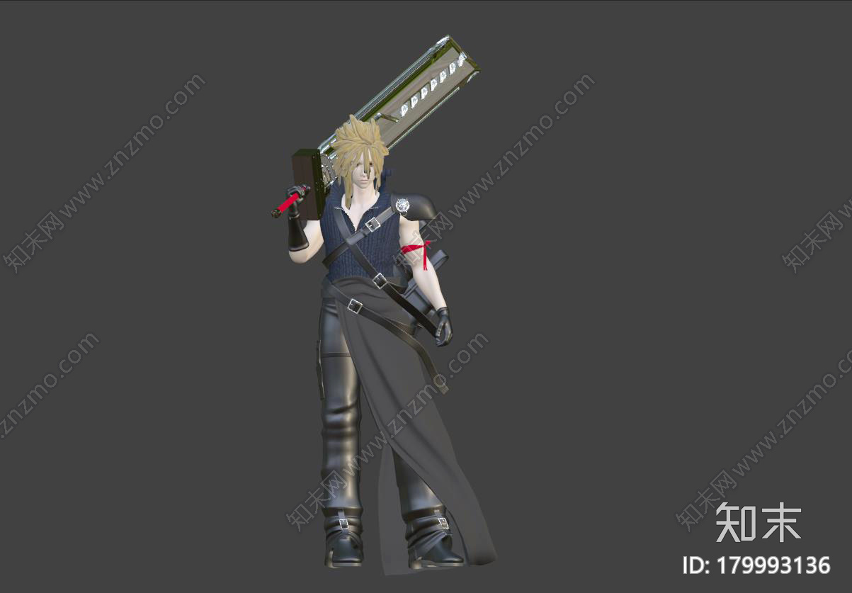 克劳德·斯特莱夫CG模型下载【ID:179993136】