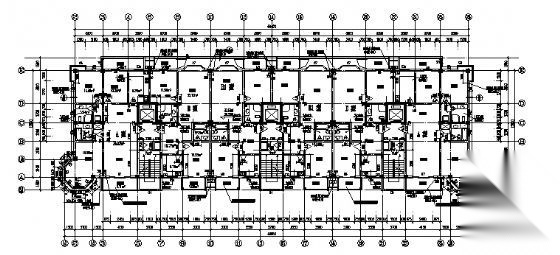 某十一层高层商住楼建筑施工图cad施工图下载【ID:149572196】