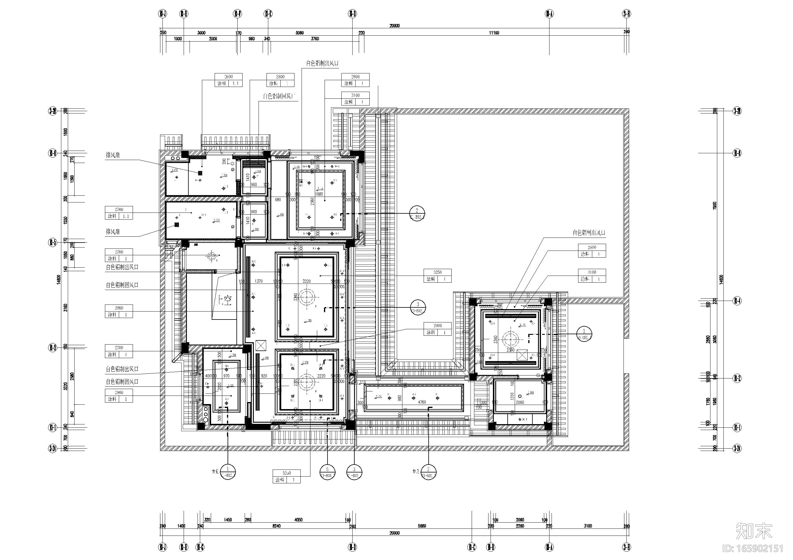 [广西]绿城新古典样板间装饰施工图+效果图施工图下载【ID:165902151】