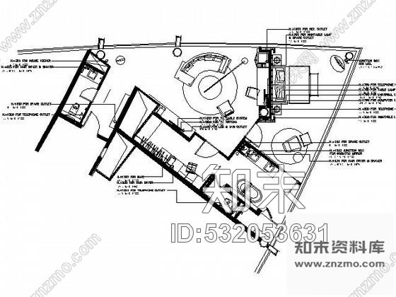 施工图皇冠酒店异型行政套房1施工图施工图下载【ID:532053631】