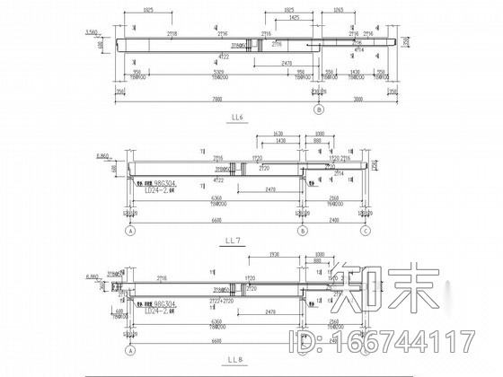三层砖混招待所结构施工图(带计算书)cad施工图下载【ID:166744117】