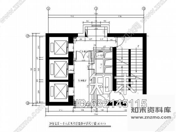施工图电梯厅装修设计图施工图下载【ID:632145115】