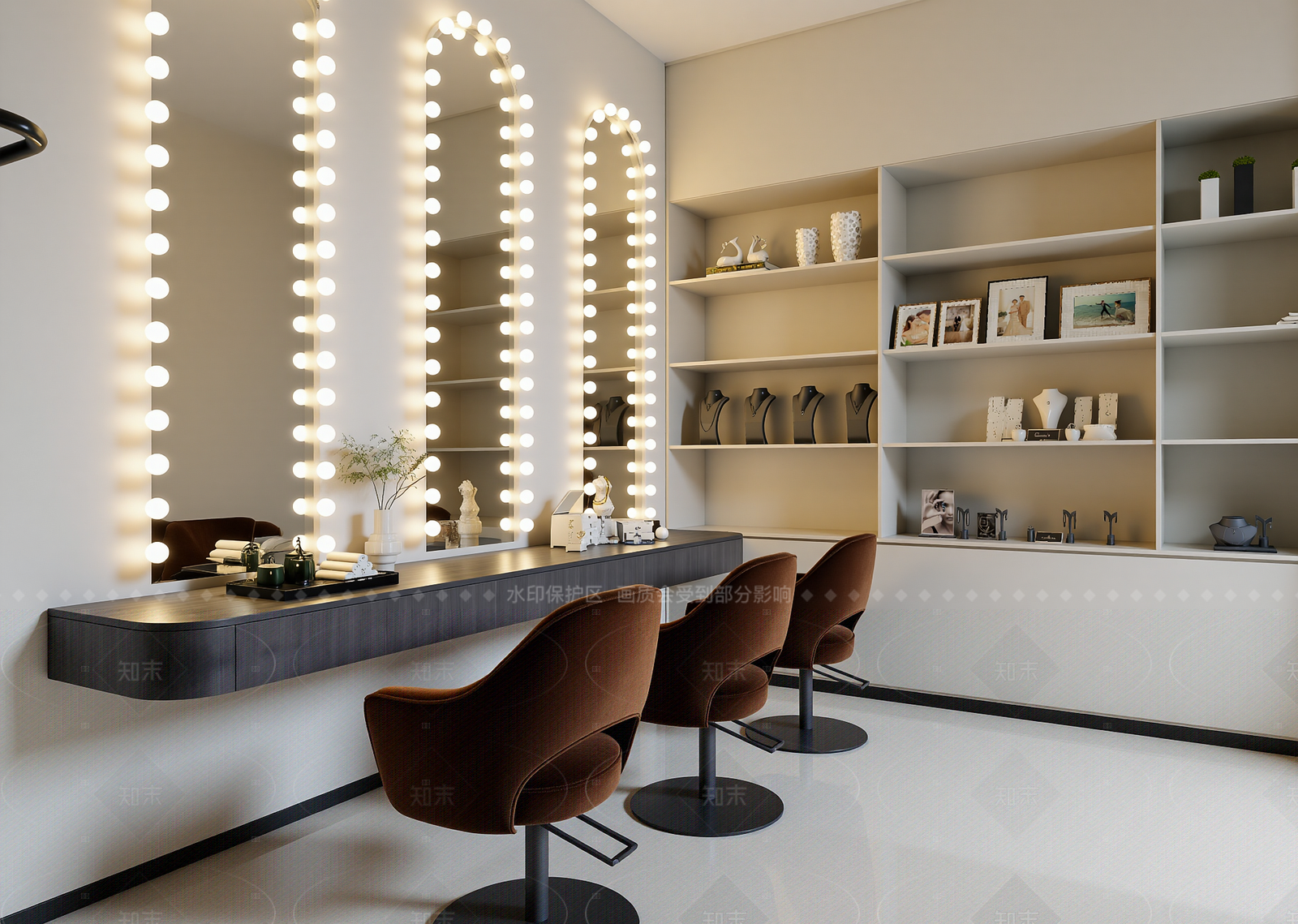 现代珠宝店3D模型下载【ID:1214636856】