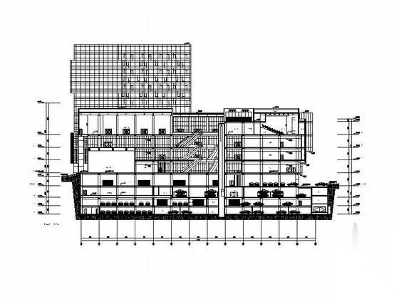 [福建]现代风格三十九层商业广场建筑扩初图（国内顶尖设...cad施工图下载【ID:166061113】