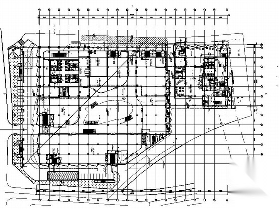 [福建]现代风格三十九层商业广场建筑扩初图（国内顶尖设...cad施工图下载【ID:166061113】