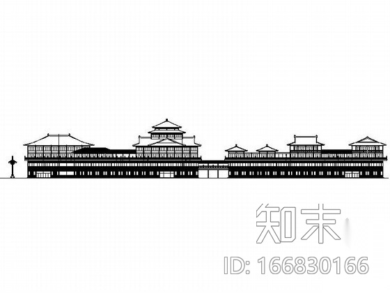 [仿古建]海盐某商业、旅游娱乐中心（3、4号楼）建筑方案...施工图下载【ID:166830166】