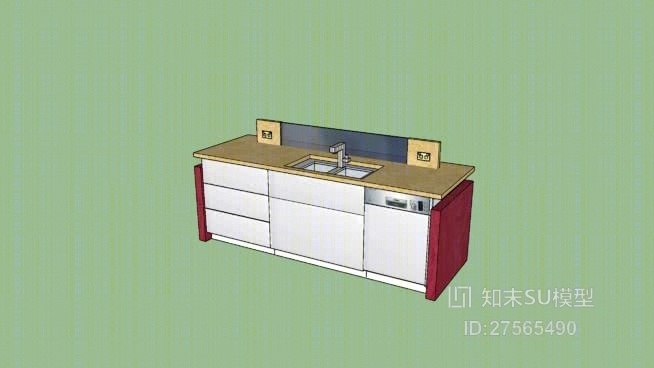 家居吧台SU模型下载【ID:319270360】