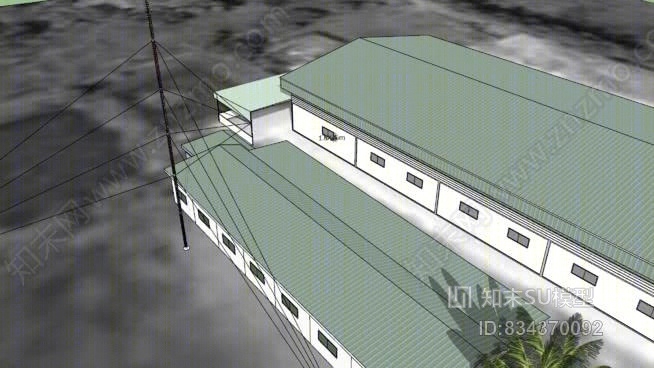 工厂SU模型下载【ID:834370092】