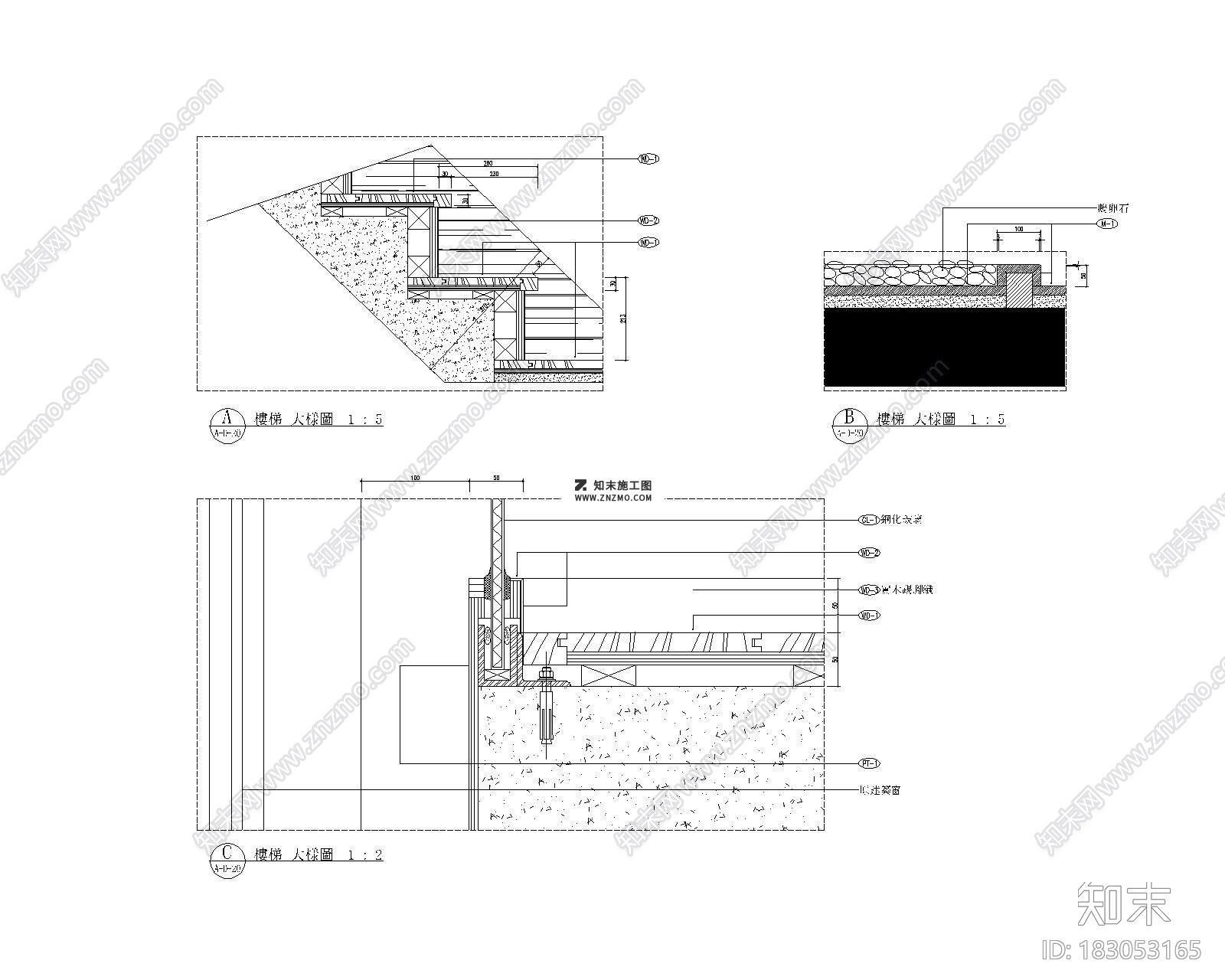 缘城新缘园别墅户型施工图CAD下载、别墅户型施工图CAD下载cad施工图下载【ID:183053165】