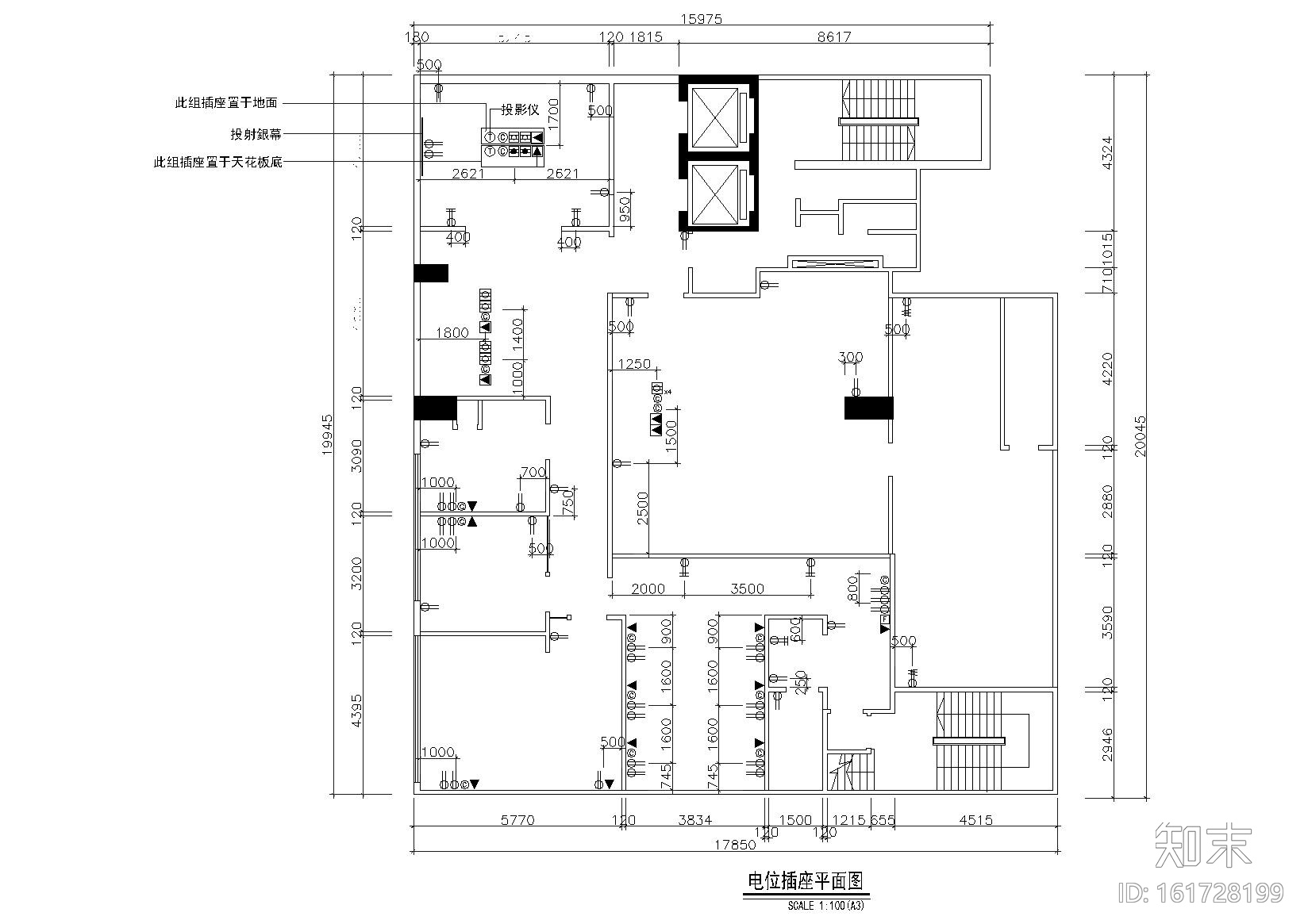 [江苏]锦光生命书房办公空间施工图+实景图cad施工图下载【ID:161728199】