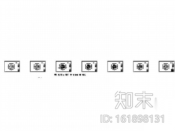 三室两厅简单家装装修图cad施工图下载【ID:161898131】