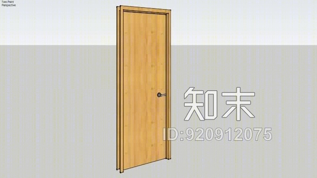 木门SU模型下载【ID:920912075】
