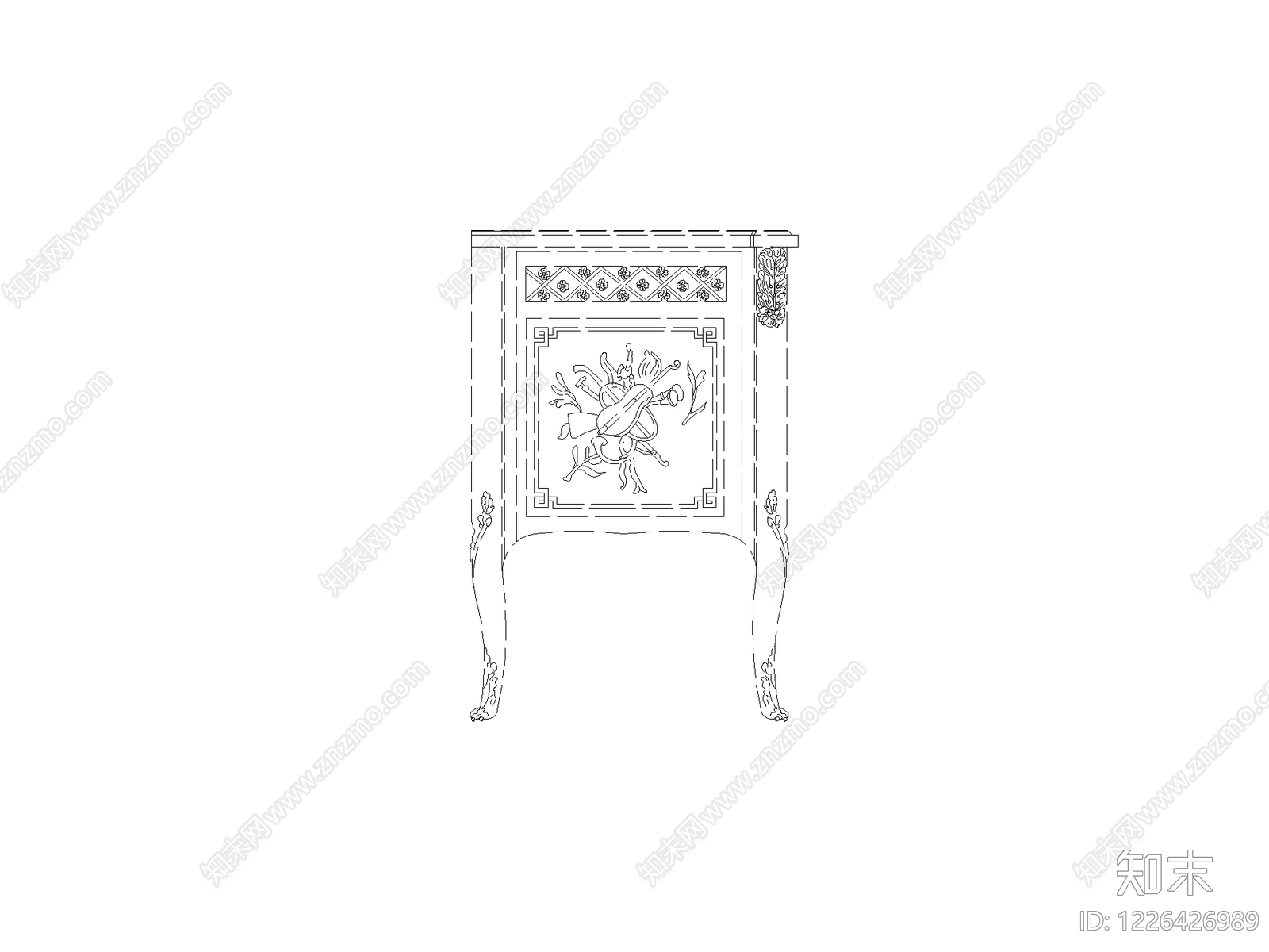 柜子cad施工图下载【ID:1226426989】