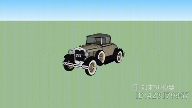 1931年福特跑车模型SU模型下载【ID:423179957】